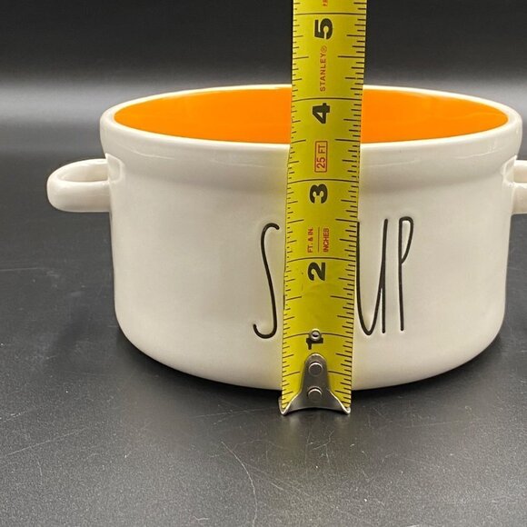 Rae Dunn Artisan Collection by Magenta Large Soup Bowl w/Handles - Picture 2 of 9